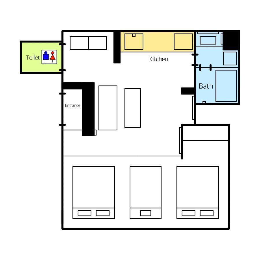 Grand Base Hakatamon Lejlighedshotel Fukuoka  Eksteriør billede